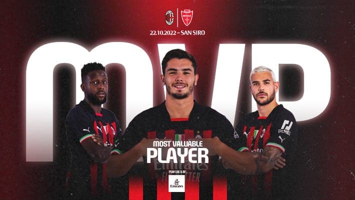 DÍAZ IS THE MVP OF AC MILAN V MONZA
