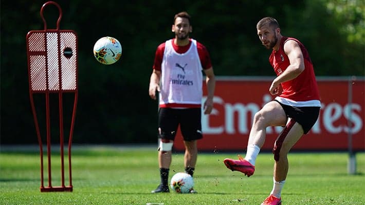 JUVE V AC MILAN: THE ROSSONERI SQUAD