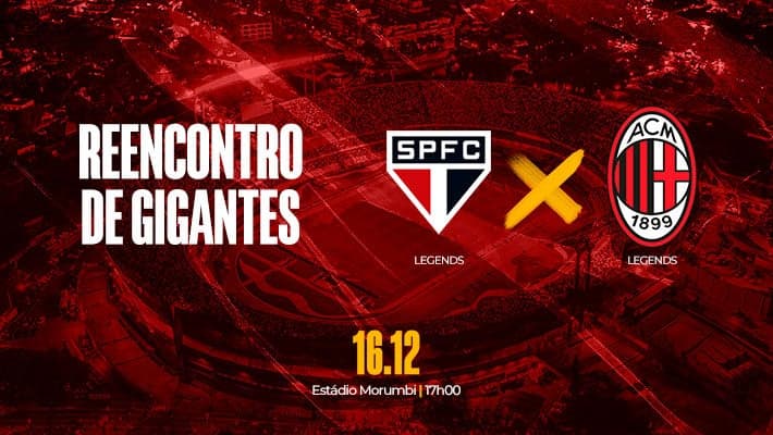 GIANTS REUNION ALLO STADIO MORUMBI TRA LE LEGENDS DI AC MILAN E SÃO PAULO