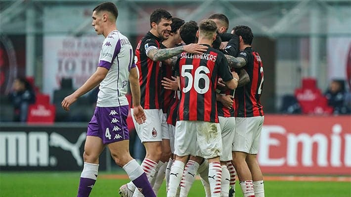 LEADERS AC MILAN SECURE HOME WIN OVER FIORENTINA
