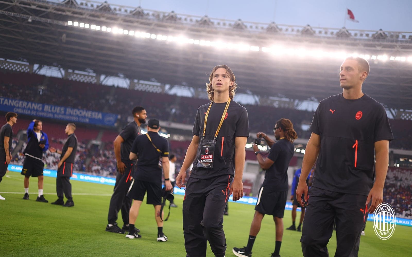 Christian Comotto and Filippo Terracciano in Chelsea v AC Milan, Pre-Season Tour 2026
