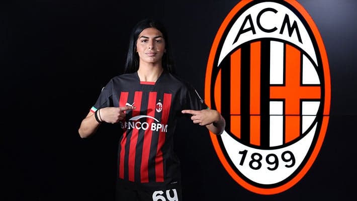 NESRINE BAHLOULI IN ROSSONERO