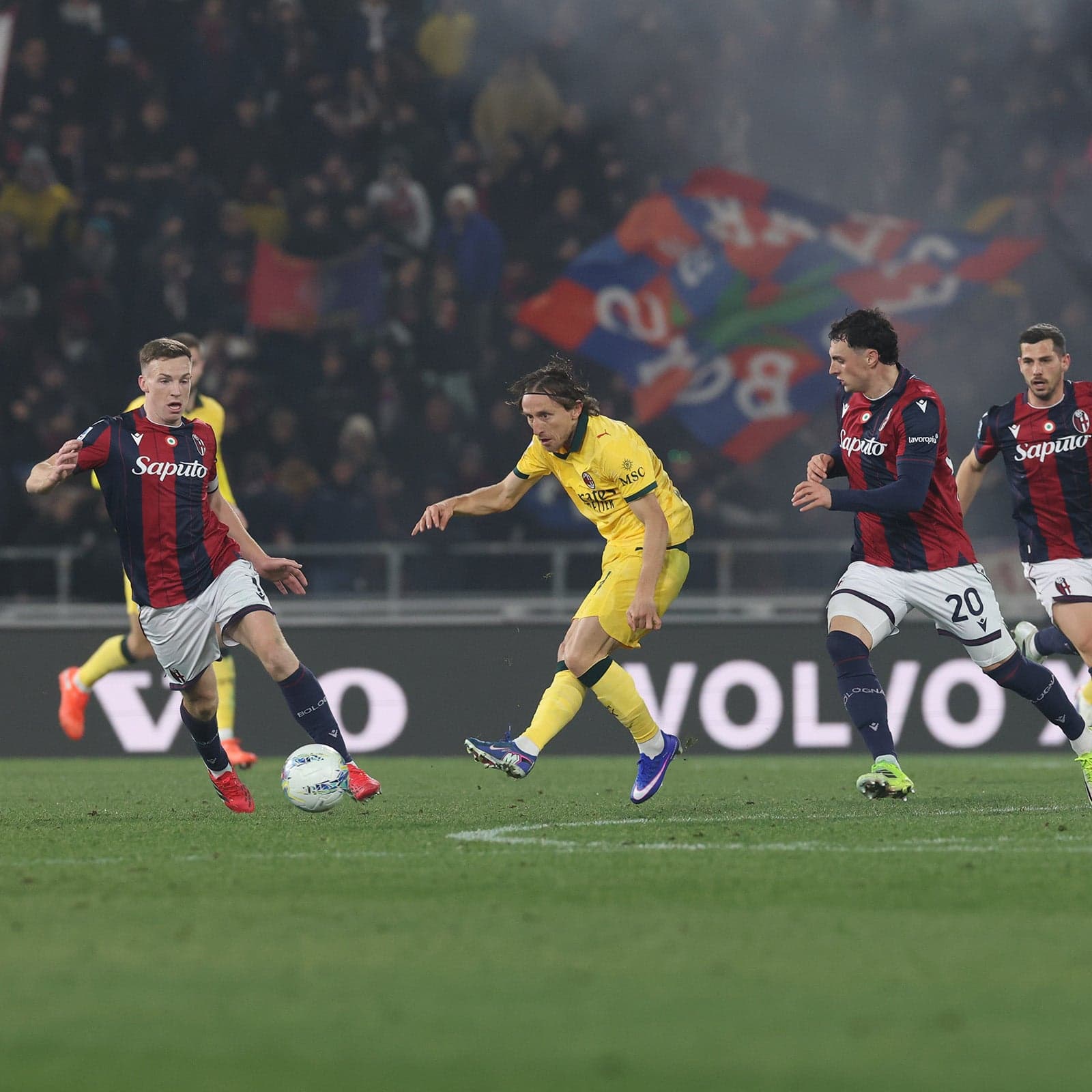 BOLOGNA-MILAN: TUTTI I NUMERI DELLA GARA