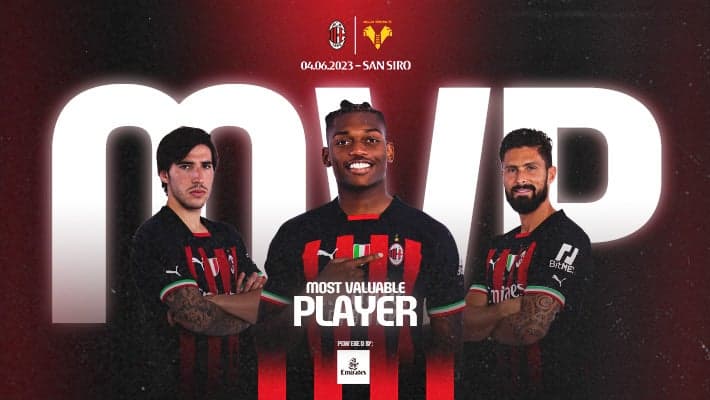 LEÃO MVP DI MILAN-HELLAS VERONA
