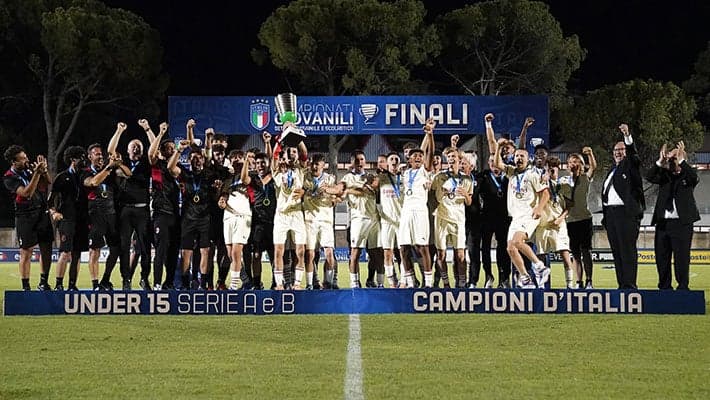 L'UNDER 15 SI LAUREA CAMPIONE D'ITALIA