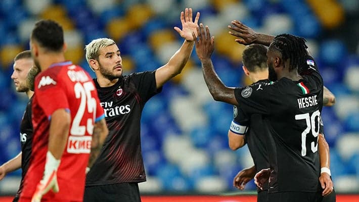 NAPOLI V MILAN: THE NUMBERS FROM THE GAME