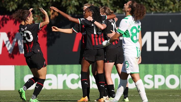 THE ROSSONERE RECORD THEIR FIRST WIN OF THE SEASON