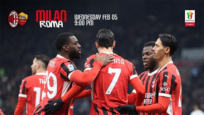 COPPA ITALIA: TICKET INFO FOR AC MILAN v ROMA