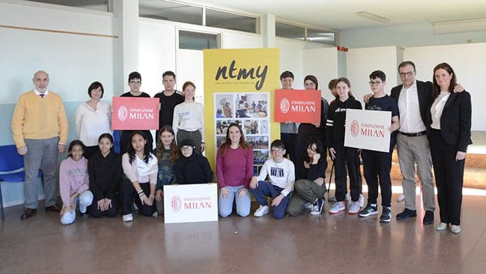 FONDAZIONE MILAN AND NTMY FOUNDATION LAUNCH "TALENTI IN GIOCO" WITH THE MUNICIPALITY OF MILAN