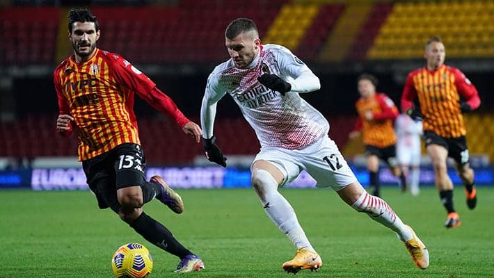 BENEVENTO-MILAN: I NUMERI DEL MATCH