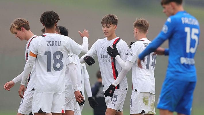 LA PRIMAVERA BATTE L'EMPOLI 4-0 E PASSA AI QUARTI