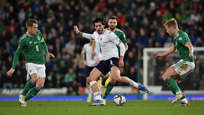 ITALY INTO THE PLAYOFFS, DENMARK LOSE