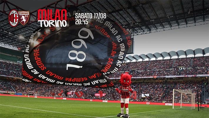 MILAN-TORINO, AL VIA LA VENDITA PER LA PRIMA DI CAMPIONATO