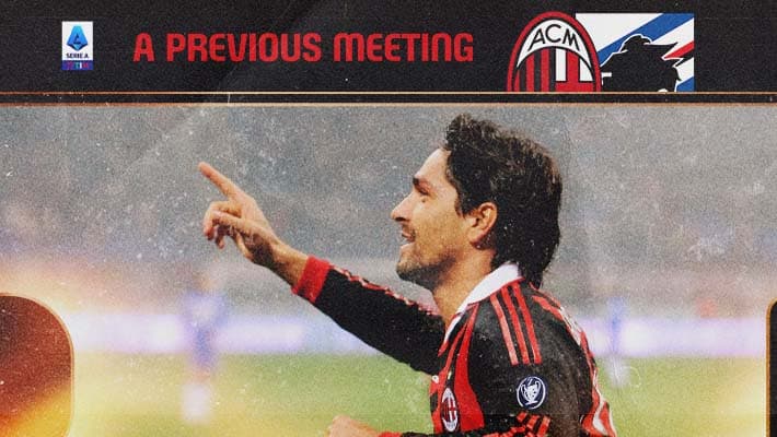 AC MILAN V SAMPDORIA: A PREVIOUS MEETING