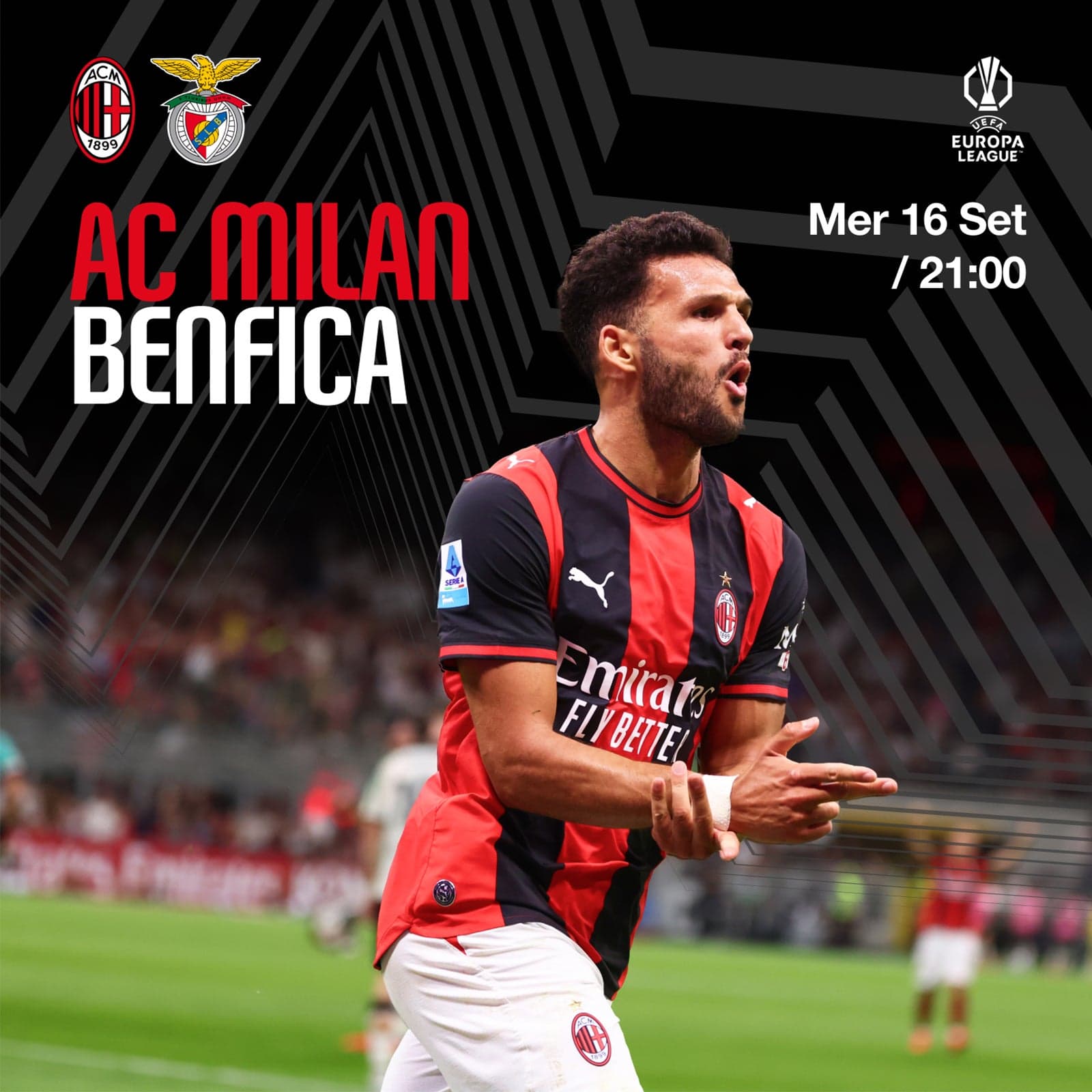 MILAN-BENFICA: LA PRIMA DI EUROPA LEAGUE