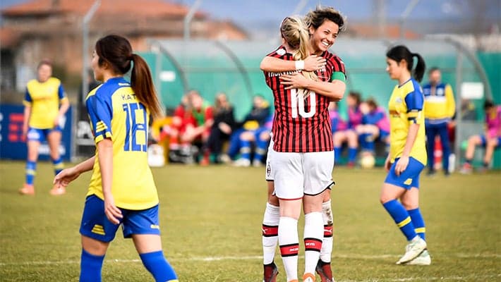 A TAVAGNACCO È POKER ROSSONERO: 4-0