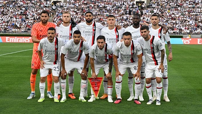 REAL MADRID v AC MILAN: THE OFFICIAL LINE-UPS