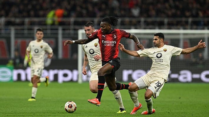 FIRST-LEG DEFEAT AT SAN SIRO