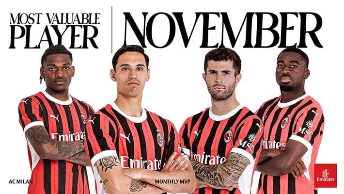 VOTA IL TUO MVP DI NOVEMBRE 2024