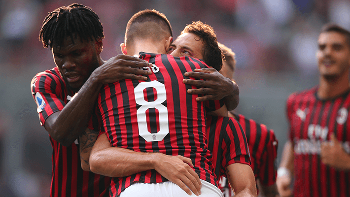 IL MILAN METTE LA PRIMA: 1-0 AL BRESCIA