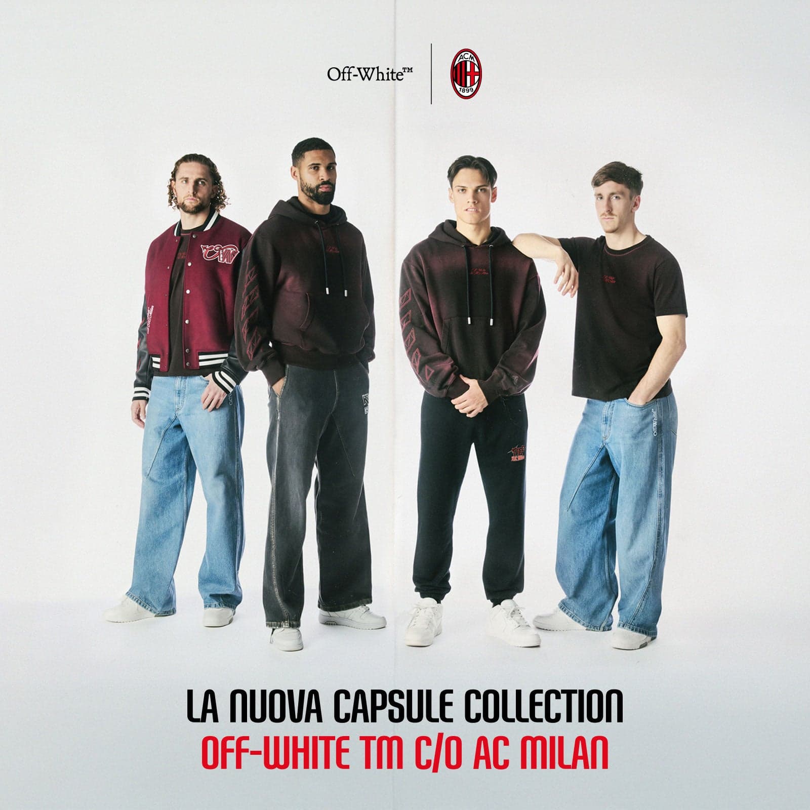 OFF-WHITE™ X AC MILAN: NUOVA CAPSULE COLLECTION TRA IDENTITÀ E INNOVAZIONE