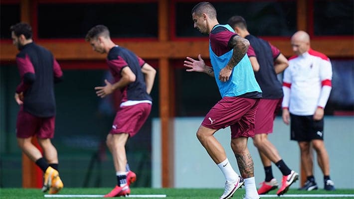 SQUADRA AL LAVORO VERSO IL VICENZA