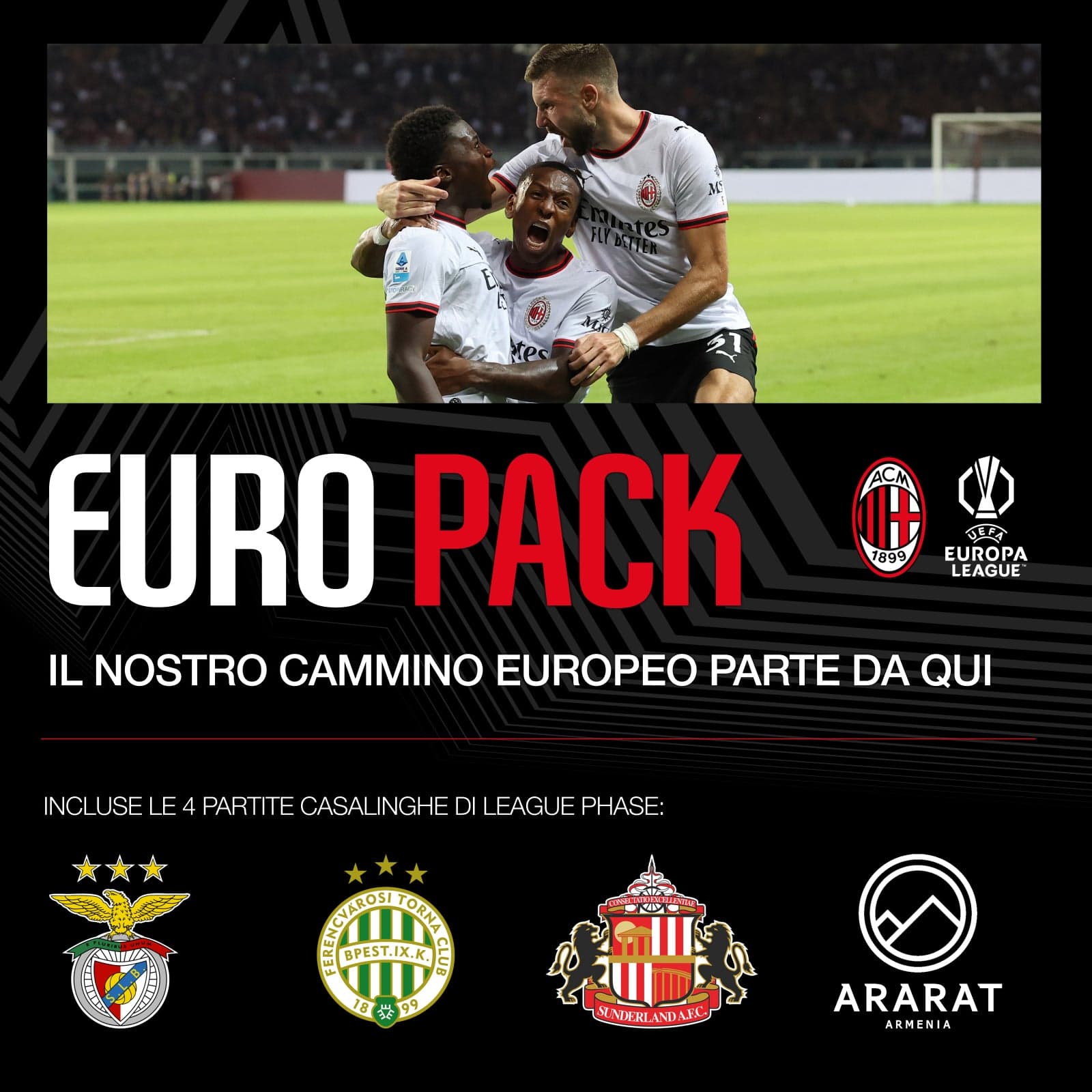 EURO PACK 2026/27: INIZIA LA VENDITA