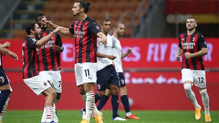 IL MILAN RIPARTE FORTE: 2-0, BOLOGNA KO