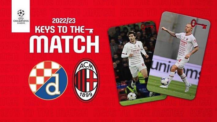 DINAMO ZAGREB v AC MILAN: THE KEYS TO THE MATCH
