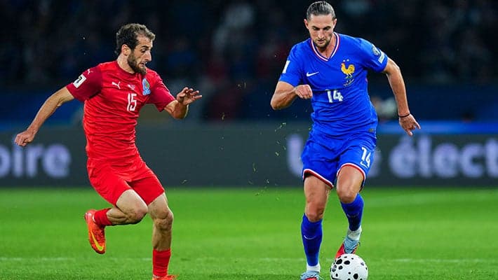 RABIOT SCORES, FRANCE EDGE CLOSER TO THE WORLD CUP