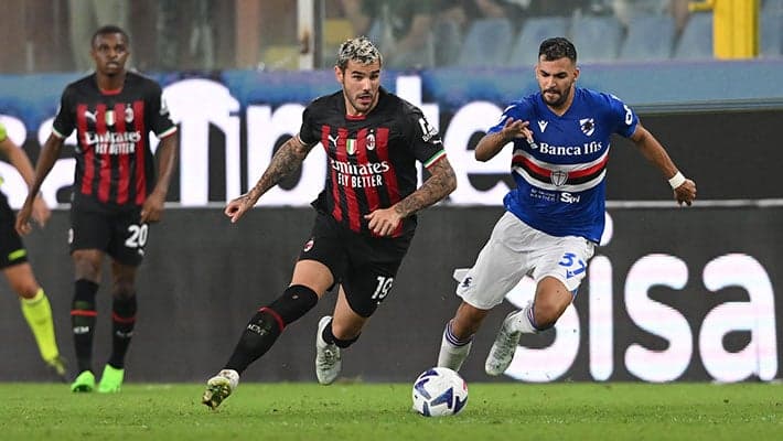 SAMPDORIA v AC MILAN: ALL THE FIGURES FROM THE GAME