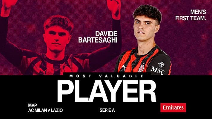 BARTESAGHI IS THE MVP FROM AC MILAN v LAZIO