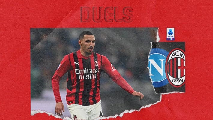 NAPOLI v AC MILAN: DUELS