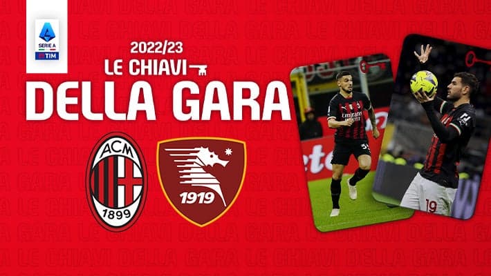 MILAN-SALERNITANA: LE CHIAVI DELLA GARA