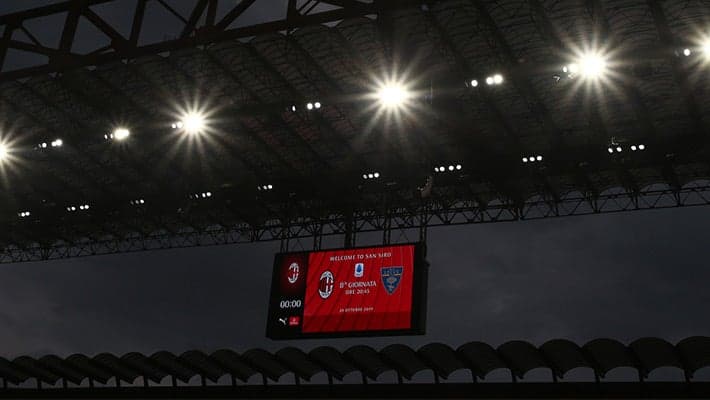 AC MILAN v LECCE: THE OFFICIAL LINE-UPS