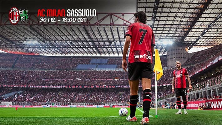 AC MILAN v SASSUOLO: FINISHING THE YEAR TOGETHER