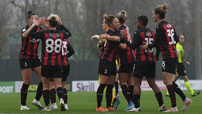 ROSSONERE TOWARDS SUNDAY'S BIG SCUDETTO MATCH