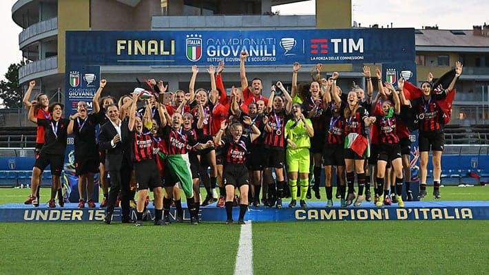 WOMEN'S UNDER 15s ARE CHAMPIONS OF ITALY!
