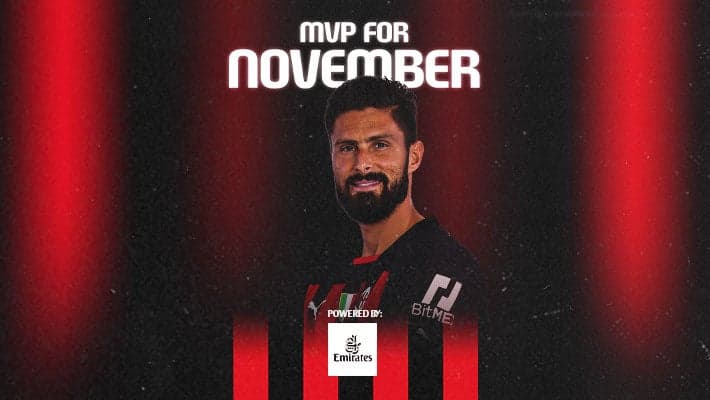 NOVEMBER'S MVP: OLIVIER GIROUD