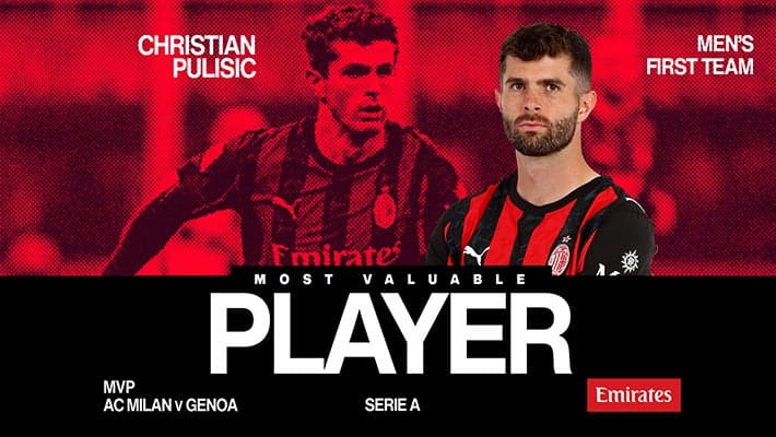 PULISIC IS THE MVP FROM CAGLIARI v AC MILAN