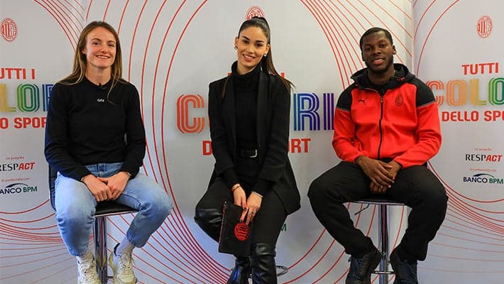 AC MILAN PORTA "TUTTI I COLORI DELLO SPORT" NEL MONDO PER LA GIORNATA INTERNAZIONALE DELL'EDUCAZIONE
