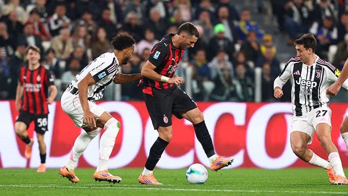 JUVENTUS v AC MILAN: ALL THE NUMBERS FROM THE GAME